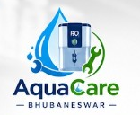 Aqua Care Bhubaneswar logo, a water purifier with a wrench